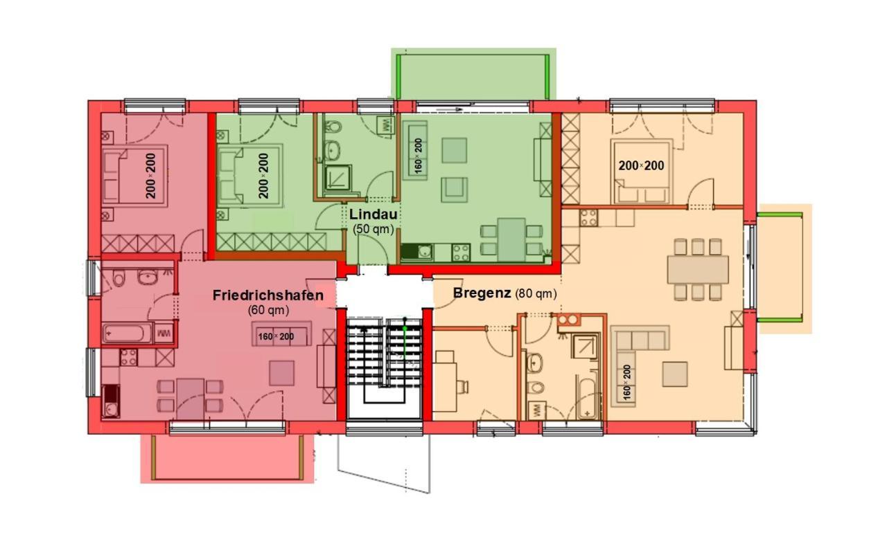 Ferienhaus Seezeichen Wasserburg Exteriör bild